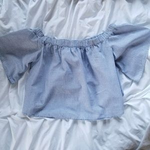 Off the Shoulder Crop Top